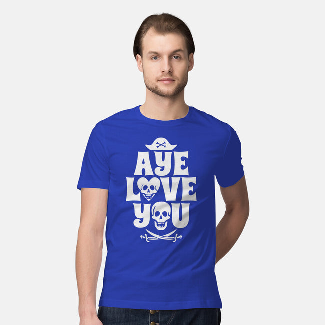 Aye Love You-Mens-Premium-Tee-Boggs Nicolas