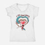 I Like Your Spirit-Womens-V-Neck-Tee-yumie