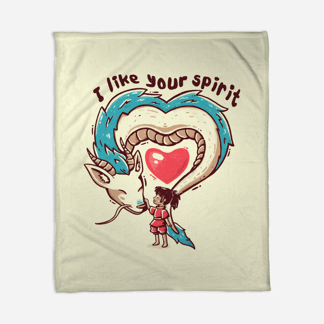 I Like Your Spirit-None-Fleece-Blanket-yumie