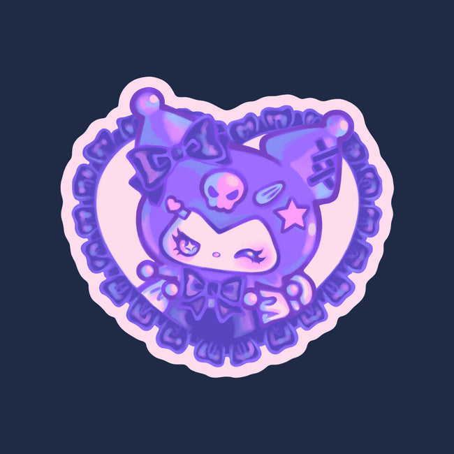 Love Kuromi-None-Glossy-Sticker-Panchi Art