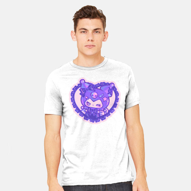 Love Kuromi-Mens-Heavyweight-Tee-Panchi Art