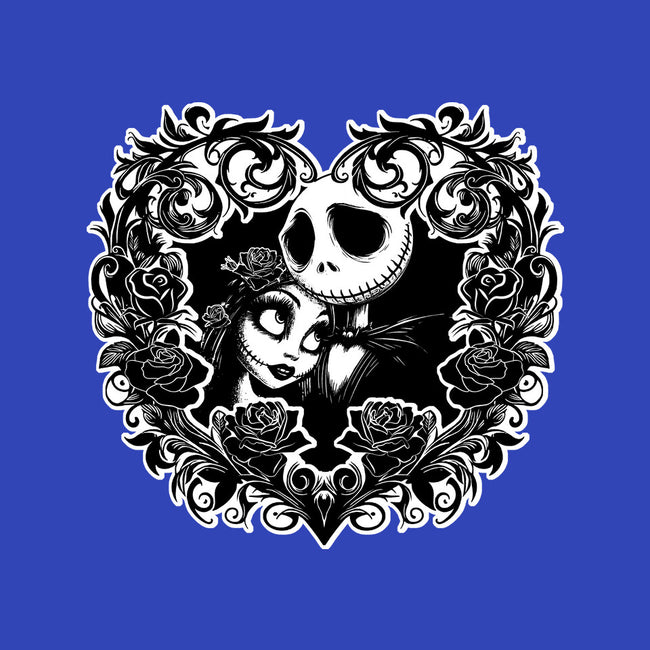 Jack And Sally Love Birds-Womens-Off Shoulder-Tee-Superblitz