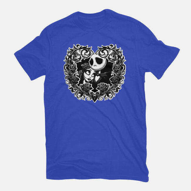 Jack And Sally Love Birds-Mens-Premium-Tee-Superblitz