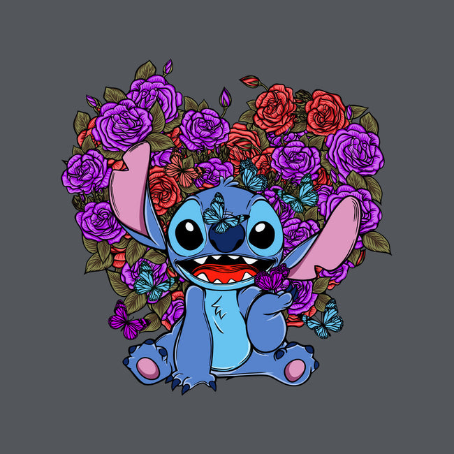 Stitch With Butterfly-None-Glossy-Sticker-Superblitz