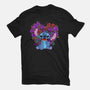 Stitch With Butterfly-Mens-Basic-Tee-Superblitz