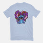 Stitch With Butterfly-Mens-Basic-Tee-Superblitz