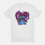 Stitch With Butterfly-Mens-Basic-Tee-Superblitz