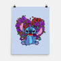 Stitch With Butterfly-None-Matte-Poster-Superblitz