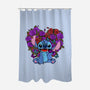 Stitch With Butterfly-None-Polyester-Shower Curtain-Superblitz