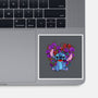 Stitch With Butterfly-None-Glossy-Sticker-Superblitz