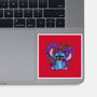 Stitch With Butterfly-None-Glossy-Sticker-Superblitz