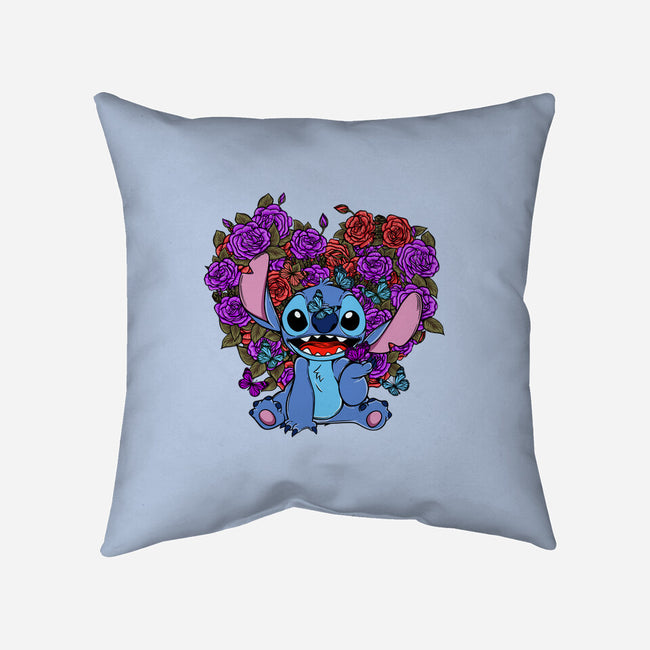 Stitch With Butterfly-None-Removable Cover w Insert-Throw Pillow-Superblitz