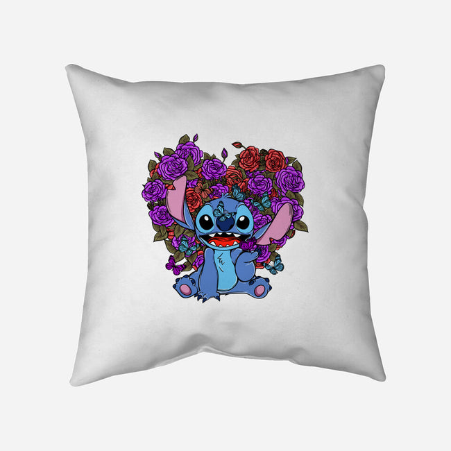 Stitch With Butterfly-None-Removable Cover w Insert-Throw Pillow-Superblitz