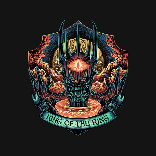 King Of The Ring-Baby-Basic-Onesie-glitchygorilla