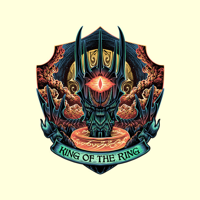 King Of The Ring-None-Glossy-Sticker-glitchygorilla