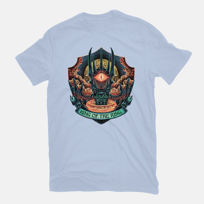 King Of The Ring-Womens-Fitted-Tee-glitchygorilla