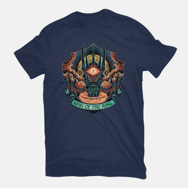 King Of The Ring-Womens-Fitted-Tee-glitchygorilla