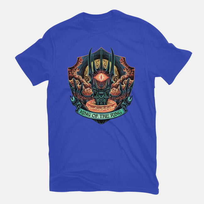 King Of The Ring-Womens-Fitted-Tee-glitchygorilla