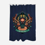 King Of The Ring-None-Polyester-Shower Curtain-glitchygorilla