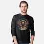 King Of The Ring-Mens-Long Sleeved-Tee-glitchygorilla