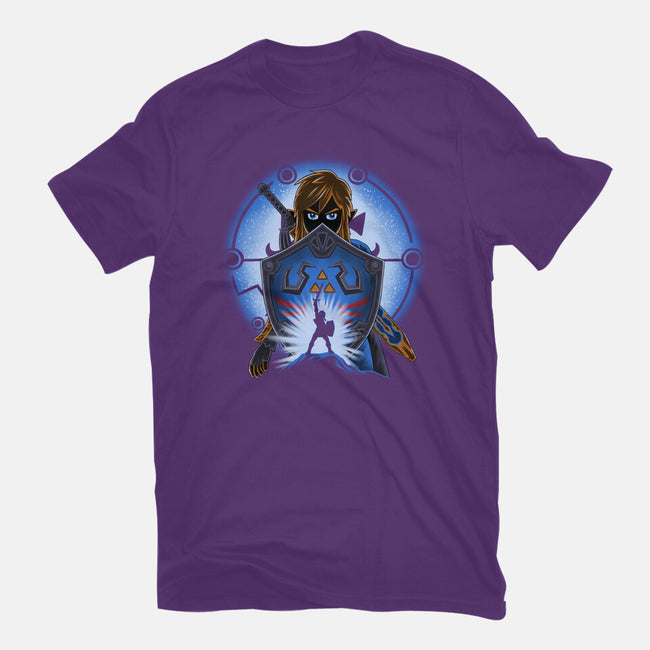 Legendary Shield-Womens-Fitted-Tee-rmatix