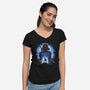 Legendary Shield-Womens-V-Neck-Tee-rmatix