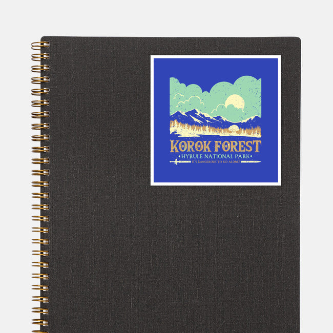 The Legendary Forest-None-Glossy-Sticker-retrodivision