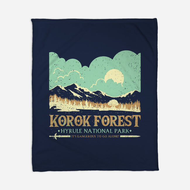 The Legendary Forest-None-Fleece-Blanket-retrodivision