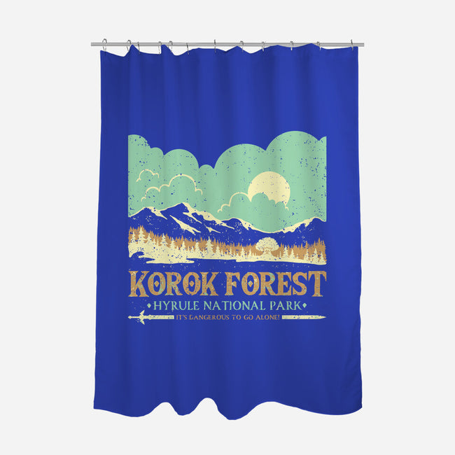 The Legendary Forest-None-Polyester-Shower Curtain-retrodivision