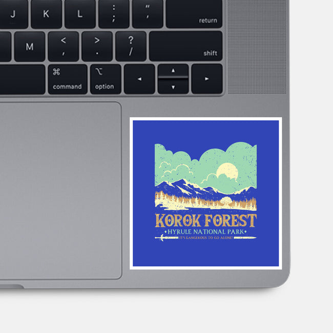 The Legendary Forest-None-Glossy-Sticker-retrodivision