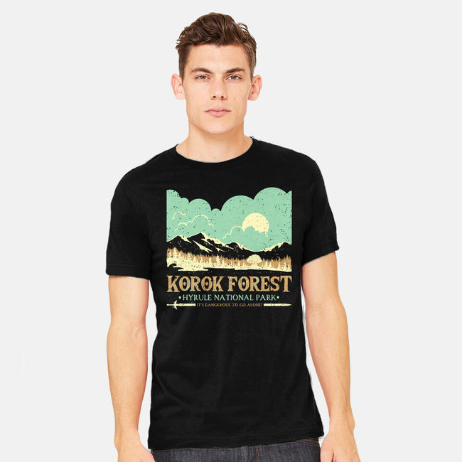 The Legendary Forest-Mens-Heavyweight-Tee-retrodivision