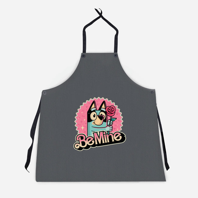 Be My Heeler-Unisex-Kitchen-Apron-retrodivision