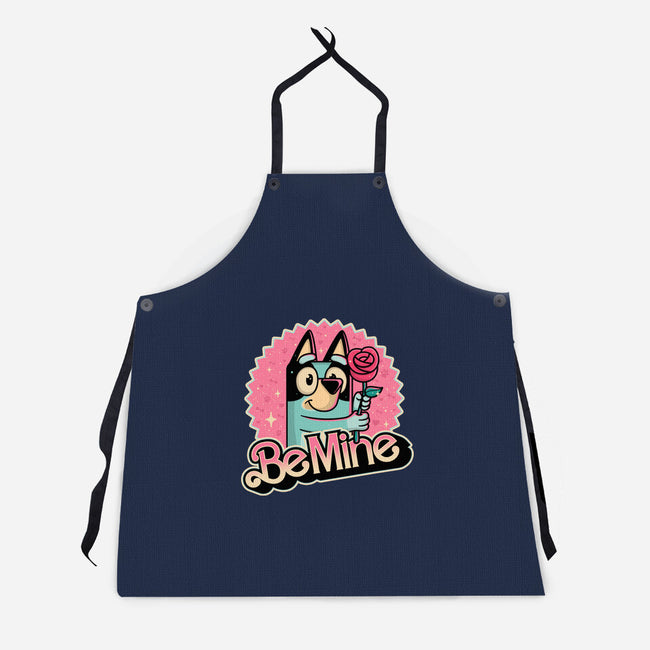 Be My Heeler-Unisex-Kitchen-Apron-retrodivision