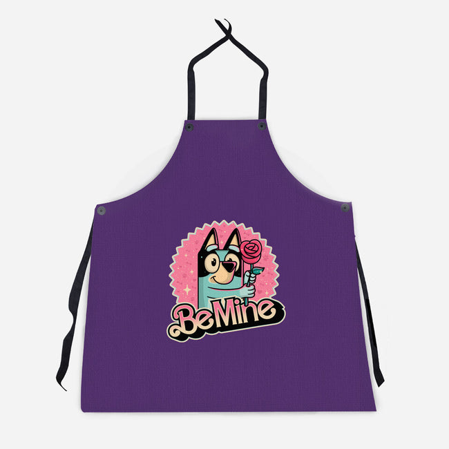 Be My Heeler-Unisex-Kitchen-Apron-retrodivision