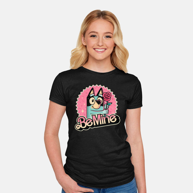 Be My Heeler-Womens-Fitted-Tee-retrodivision