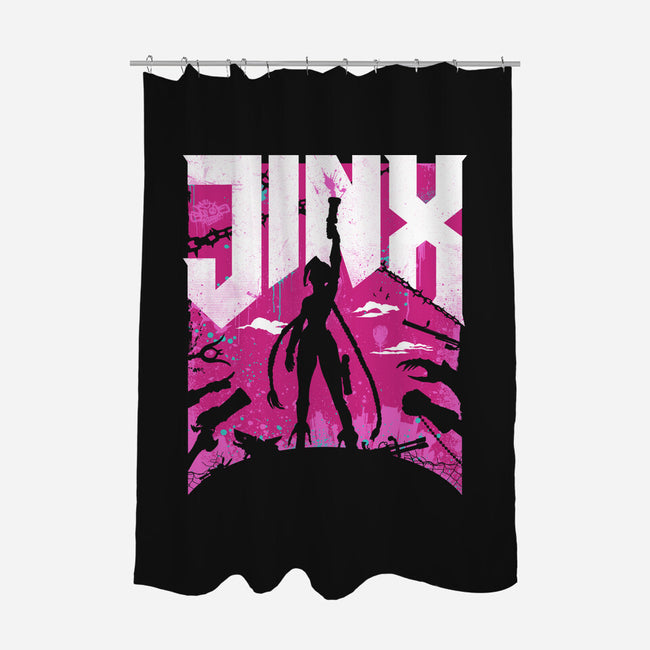 Jinx Doom-None-Polyester-Shower Curtain-rocketman_art