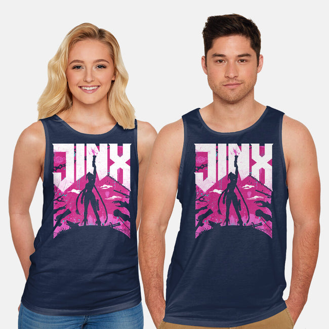 Jinx Doom-Unisex-Basic-Tank-rocketman_art