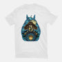 Neighbors In The Night-Womens-Fitted-Tee-glitchygorilla