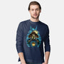 Neighbors In The Night-Mens-Long Sleeved-Tee-glitchygorilla