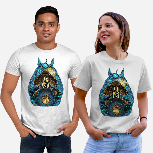 Neighbors In The Night-Unisex-Basic-Tee-glitchygorilla