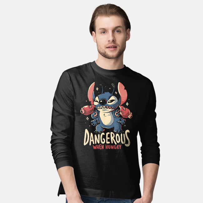 Highly Dangerous When Hungry-Mens-Long Sleeved-Tee-Arigatees