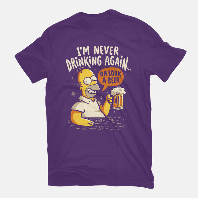 Never Drink Again-Womens-Fitted-Tee-Arigatees