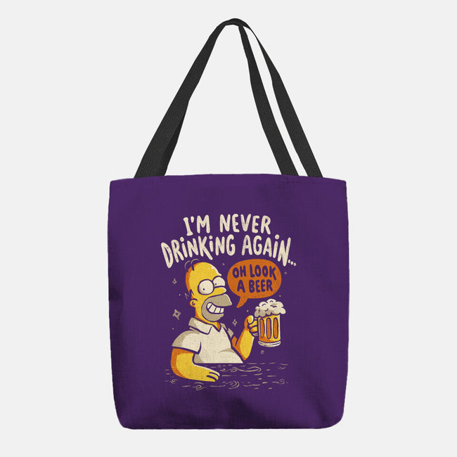 Never Drink Again-None-Basic Tote-Bag-Arigatees