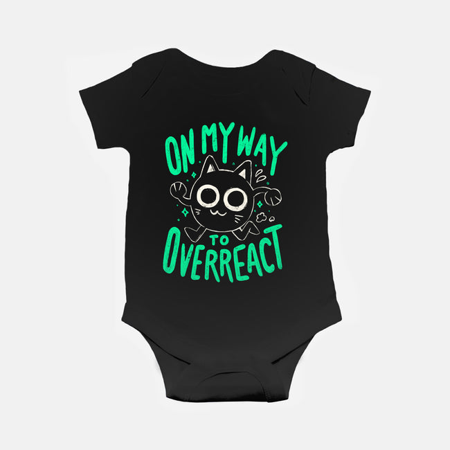 On My Way To Overreact-Baby-Basic-Onesie-Arigatees