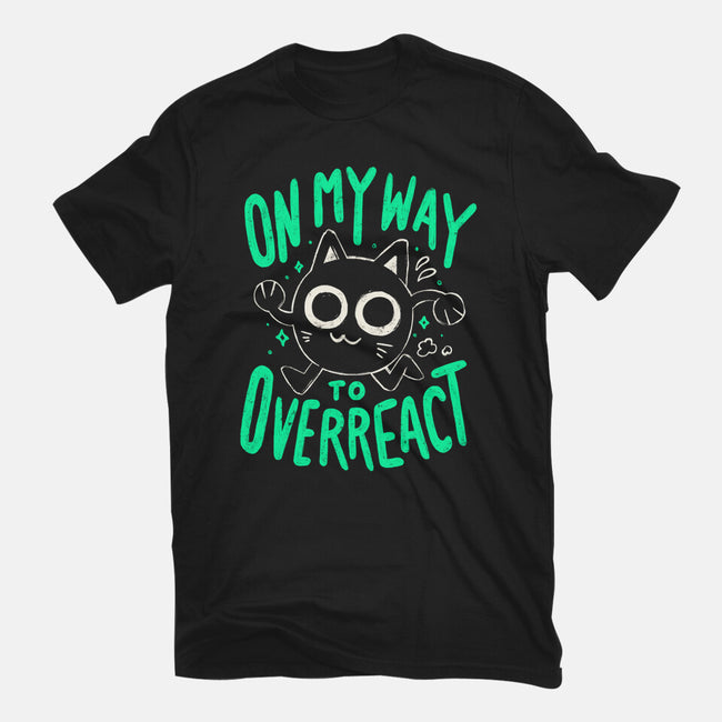 On My Way To Overreact-Womens-Fitted-Tee-Arigatees