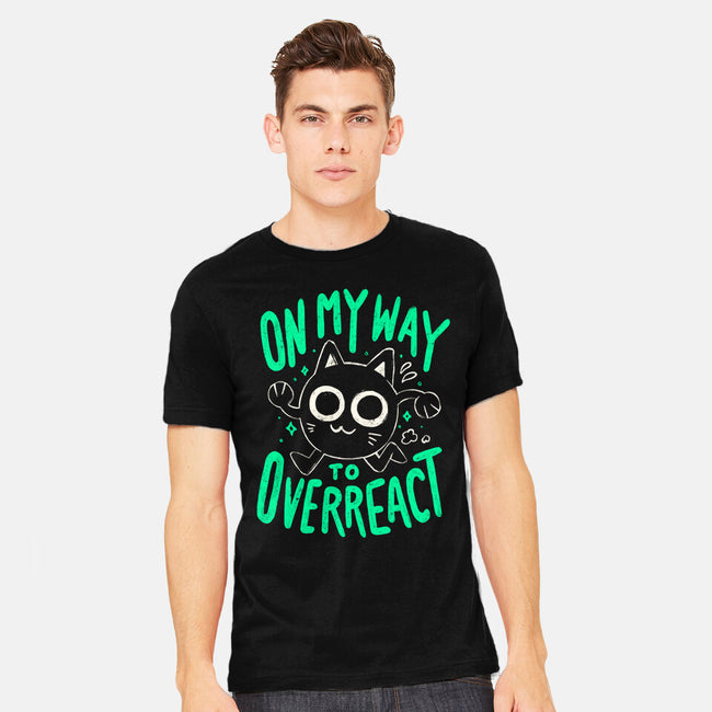 On My Way To Overreact-Mens-Heavyweight-Tee-Arigatees