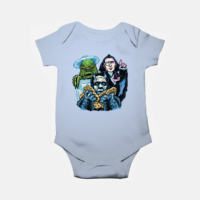 Welcome To The Monster Street-Baby-Basic-Onesie-glitchygorilla