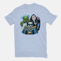 Welcome To The Monster Street-Womens-Fitted-Tee-glitchygorilla