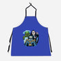 Welcome To The Monster Street-Unisex-Kitchen-Apron-glitchygorilla