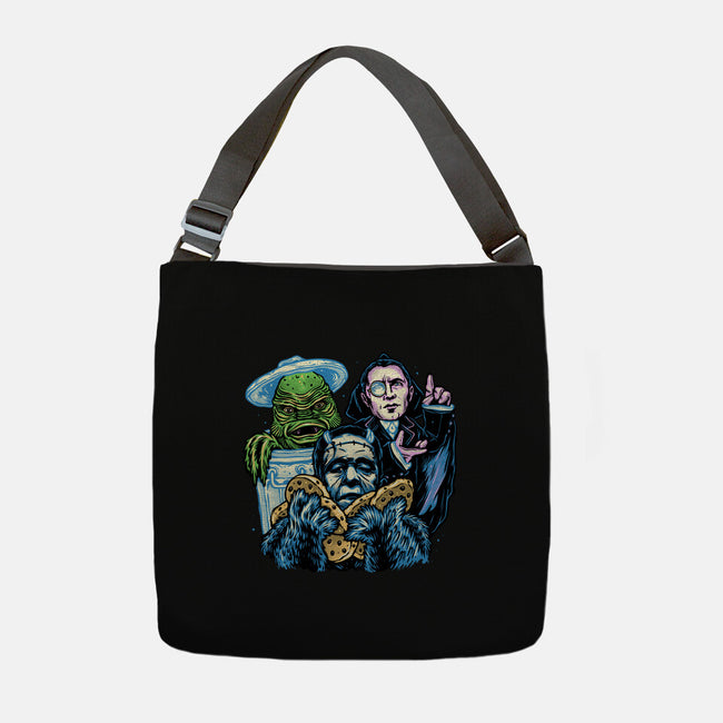 Welcome To The Monster Street-None-Adjustable Tote-Bag-glitchygorilla